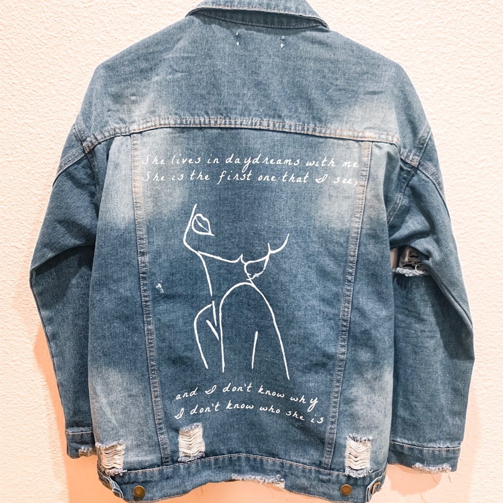 Custom jean jacket